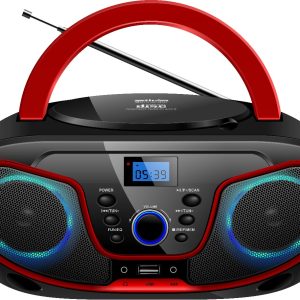 Radiokasetofon Silva Schneider MPC 19.4 usb red